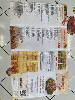 Menu photo 1 Fortune City Towaco, NJ