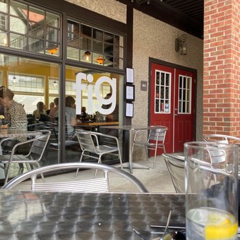 Fig - The outside sitting area and entrance - French Near Me - Asheville, North Carolina