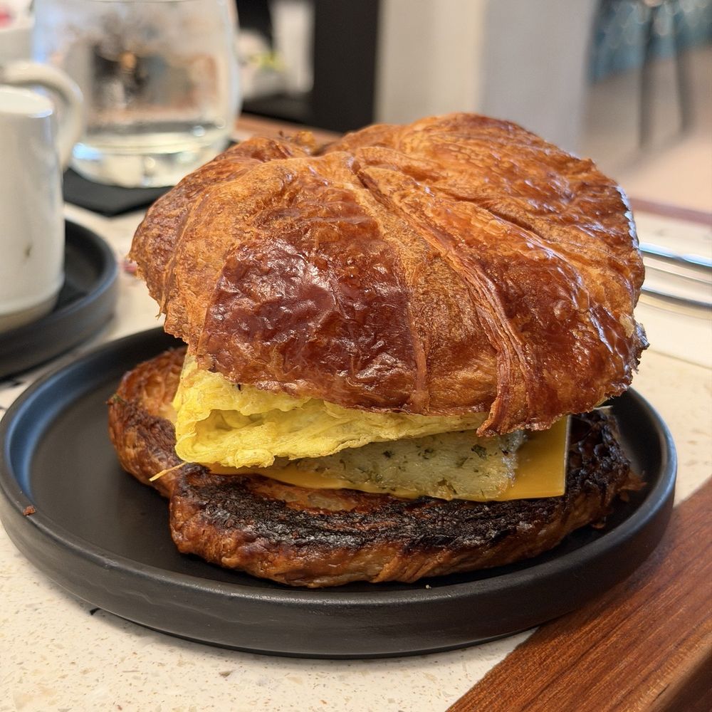 Piko Kitchen + Bar - Breakfast Scramble Croissant - Cocktail Bars Near Me - Honolulu, Hawaii