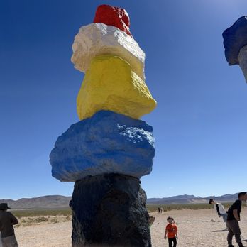 Seven Magic Mountains - Loved the colors on this one - Public Art Near Me - Las Vegas, Nevada Seven Magic Mountains - Loved the colors on this one - Public Art Near Me - Las Vegas, Nevada