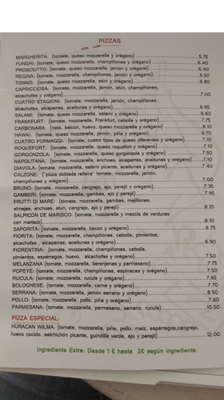 Menu photo 2 La Piccola Fiorentina Eivissa, PM