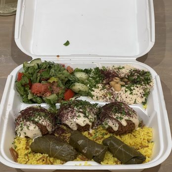 Yucca Kabob - Vegetarian Platter - Middle Eastern Near Me - Yucca Valley, California