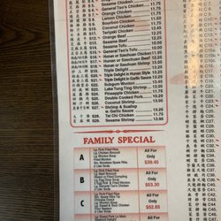 Xing Wang Kitchen - Menu