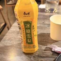 Pear juice with Rock Sugar Drink