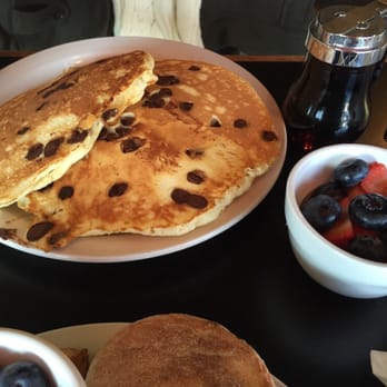 Stauf’s Coffee - Chocolate Chip Pancakes with Fruit Cup - Desserts Near Me - Columbus, Ohio Stauf’s Coffee - Chocolate Chip Pancakes with Fruit Cup - Desserts Near Me - Columbus, Ohio