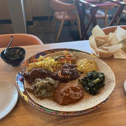 Veggie combo + Meat combo