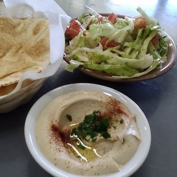 Skaf's Grill - Hummus, Cabbage Salad, & Pita Bread. - Mediterranean Near Me - North Hollywood, California Skaf's Grill - Hummus, Cabbage Salad, & Pita Bread. - Mediterranean Near Me - North Hollywood, California