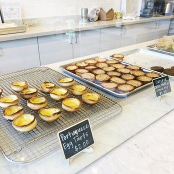 CA Bakehouse - egg tarts + cassava cake muffins displayed - Bakeries Near Me - San Jose, California
