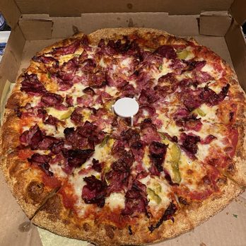 Uncle Reds Pizzeria - 16" Large Pastrami - Pizza Near Me - Bellflower, California Uncle Reds Pizzeria - 16" Large Pastrami - Pizza Near Me - Bellflower, California