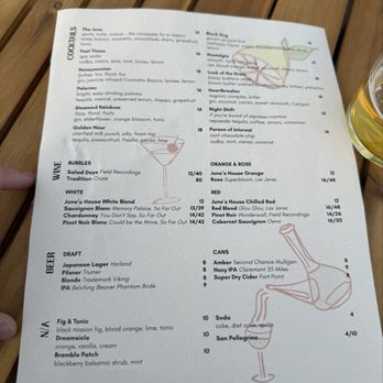 June's - Drink Menu - Cocktail Bars Near Me - Eastvale, California June's - Drink Menu - Cocktail Bars Near Me - Eastvale, California