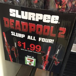7-Eleven - Dead pool straws for your slurpee