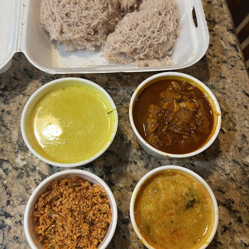 Rice N' Spice - String hopper set with Chicken Curry - Sri Lankan Near Me - Anaheim, California