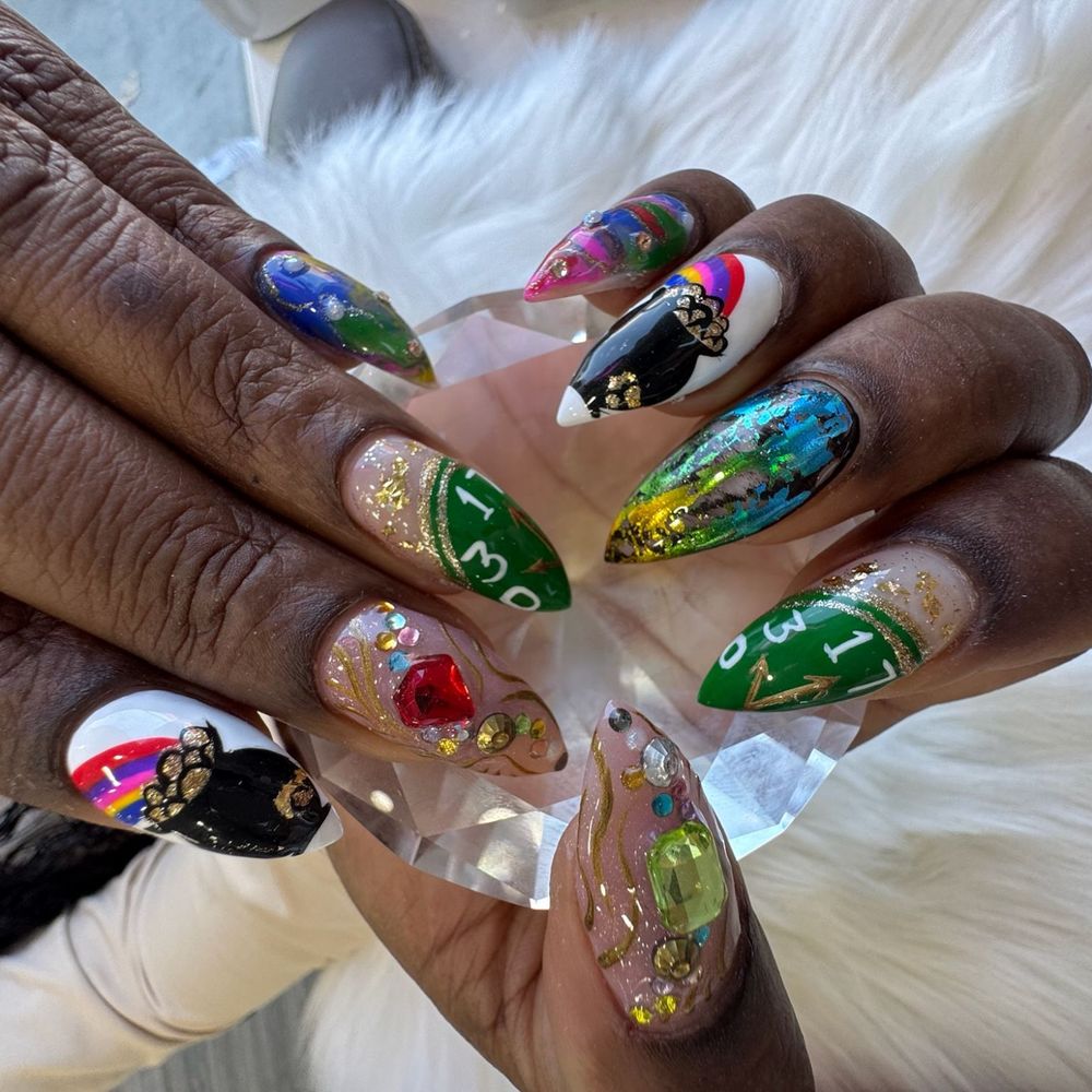 Beauty Bound - Amazing Job Aileen, I love my St. Patrick inspired nails. I love your creativity!! - Waxing Near Me - South San Francisco, California Beauty Bound - Amazing Job Aileen, I love my St. Patrick inspired nails. I love your creativity!! - Waxing Near Me - South San Francisco, California