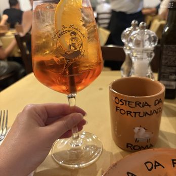 Osteria Da Fortunata - Aperol Spritz - Roman Near Me - Rome, RM Osteria Da Fortunata - Aperol Spritz - Roman Near Me - Rome, RM