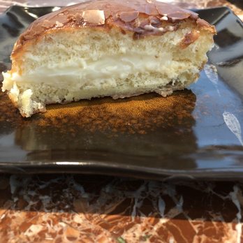 Donutgram - Bavarian cream filled chocolate frosted donut - Donuts Near Me - Escondido, California Donutgram - Bavarian cream filled chocolate frosted donut - Donuts Near Me - Escondido, California