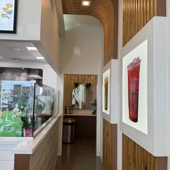 Tastea  - Hallway to restroom - Bubble Tea Near Me - Houston, Texas