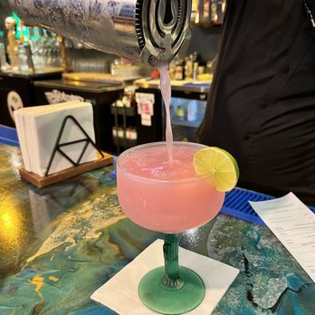 Pythagoras - Prickly pear margarita - Vegan Near Me - Sugar Land, Texas Pythagoras - Prickly pear margarita - Vegan Near Me - Sugar Land, Texas