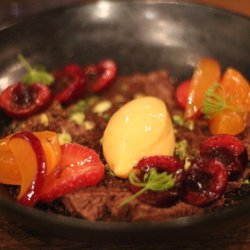 Sunset Food & Wine - Chocolate, cherry, peach with sorbet