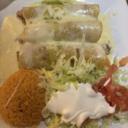Pork enchiladas