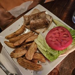 Fiddler's Green Irish Pub & Eatery - FISH SANDWICH + FRIES