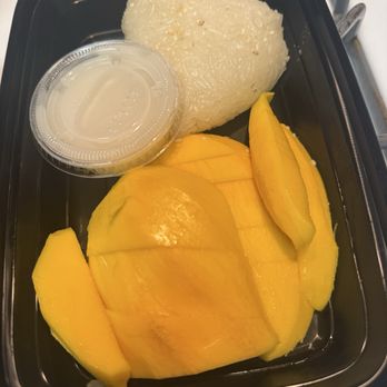 Angel Thai Cuisine - Mango Sticky Rice and Mango - Thai Near Me - Riverside, California Angel Thai Cuisine - Mango Sticky Rice and Mango - Thai Near Me - Riverside, California