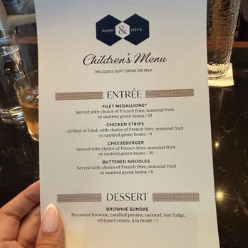 Harry & Izzy's - Kids menu - Seafood Near Me - Phoenix, Arizona Harry & Izzy's - Kids menu - Seafood Near Me - Phoenix, Arizona