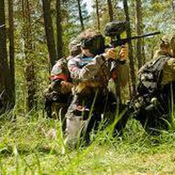 Woodland Paintball Action Outdoor