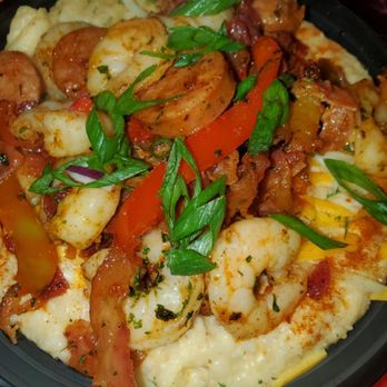 Randys Chicken and Waffles - Shrimp and grits to die for! Highly recommend this - Soul Food Near Me - Lancaster, California