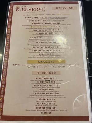 Menu photo 3 The Reserve - Las Colinas Irving, TX Menu photo 3 The Reserve - Las Colinas Irving, TX