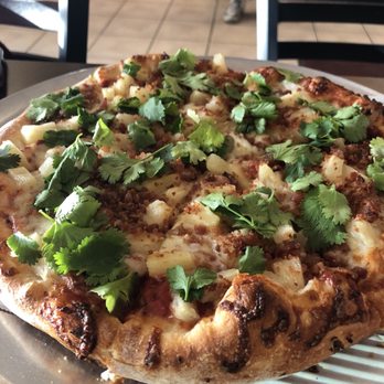 Pasadena Pizza - Cilantro pineapple bacon bits pizza (build your own) - Pizza Near Me - Pasadena, California Pasadena Pizza - Cilantro pineapple bacon bits pizza (build your own) - Pizza Near Me - Pasadena, California