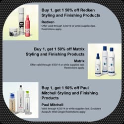 TGF Hair Salon - March/April Promos