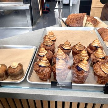 61hundred Bread - Blue Corn Muffin (L) and Ube Cruffin (R) - Bakeries Near Me - Santa Ana, California 61hundred Bread - Blue Corn Muffin (L) and Ube Cruffin (R) - Bakeries Near Me - Santa Ana, California