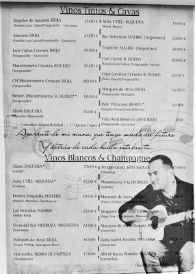 Menu photo 2 La Barra del Musico Elx, A