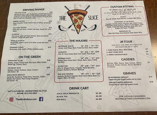 Menu photo 2 The Slice Georgetown, IN