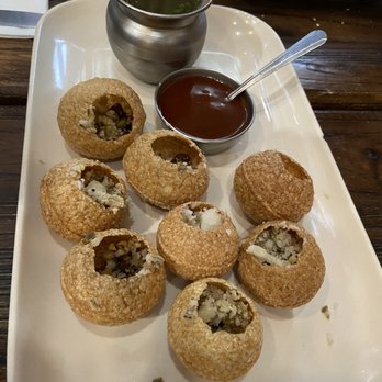 Angel Indian Restaurant  - 5. Pani Puri $8.99 - Indian Near Me - Jackson Heights, New York
