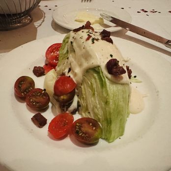 The Capital Grille - Iceberg Wedge with Bleu Cheese and Smoked Bacon - Steakhouses Near Me - Boca Raton, Florida