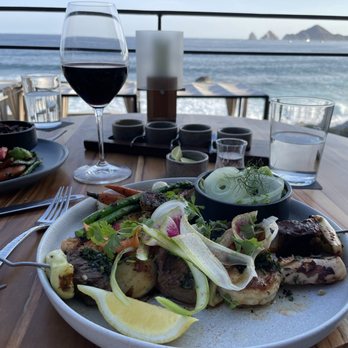 The Ledge - Surf and turf skewers. Made to perfection. - American Near Me - Cabo San Lucas, BCS The Ledge - Surf and turf skewers. Made to perfection. - American Near Me - Cabo San Lucas, BCS
