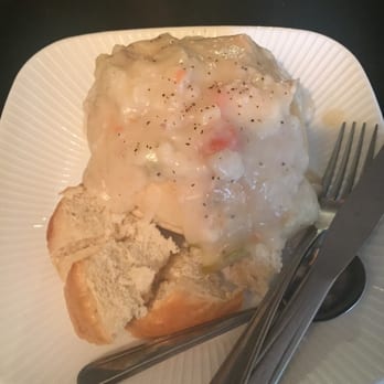 Heska's Sugar Shack - Chicken dumpling soup in bread bowl - Sandwiches Near Me - Mentone, California
