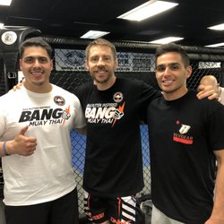 Instructors Ricky & Jesse with Duane Ludwig (American mixed martial arts coach, retired professional kickboxer and mixed martial artist.