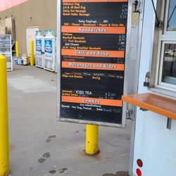 Home Depot Hot Dog Cart - Menu March 2022