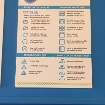 La Wash - Explains what all the symbols on clothing tags mean! I wish every place had this! - Laundromat Near Me - Barcelona, B La Wash - Explains what all the symbols on clothing tags mean! I wish every place had this! - Laundromat Near Me - Barcelona, B