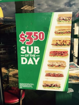 Menu photo 3 Subway Honolulu, HI Menu photo 3 Subway Honolulu, HI