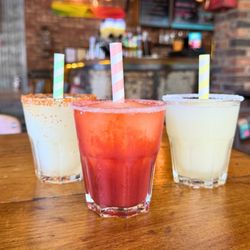 Our frozen Margarita trio.