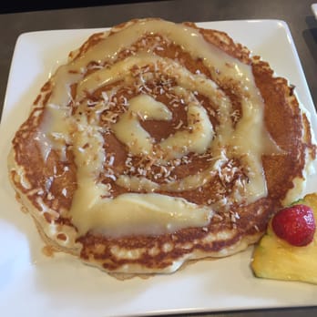 Moena Café - Banana Chantilly Pancake Petite Stack $9 - Cafes Near Me - Honolulu, Hawaii