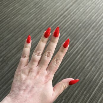 Five Star Nails - Gelx set Medium almond. - Nail Salons Near Me - Montebello, California