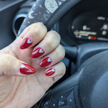 Spring Nail Spa 2 - Simple Valentine Day - Nail Salons Near Me - Folsom, California
