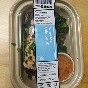 Snap Kitchen - Arboretum - Romesco salmon. Paleo - Gluten-Free Near Me - Austin, Texas