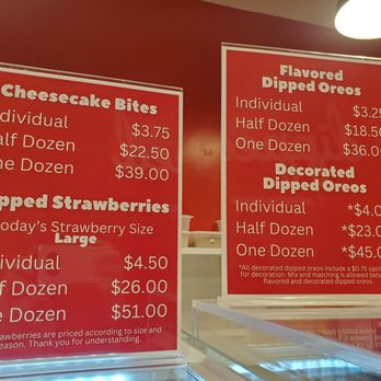 Dipped - Menu - Chocolatiers & Shops Near Me - Emeryville, California