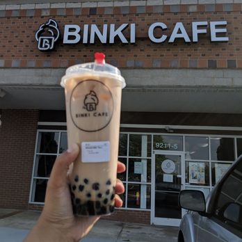 Binki Cafe - Charlotte - My go to is the almond milk tea. - Bubble Tea Near Me - Charlotte, North Carolina Binki Cafe - Charlotte - My go to is the almond milk tea. - Bubble Tea Near Me - Charlotte, North Carolina