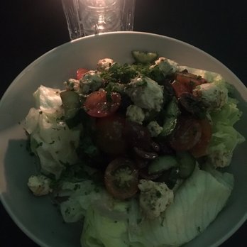Checker Hall - Greek salad with (pasteurized) feta cheese in case you were wondering - Mediterranean Near Me - Los Angeles, California Checker Hall - Greek salad with (pasteurized) feta cheese in case you were wondering - Mediterranean Near Me - Los Angeles, California
